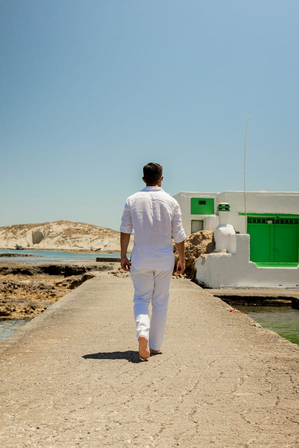 7 Ways Mykonos Transformed Duckie Brown’s Spring 2027 Menswear Into a Mediterranean Dream